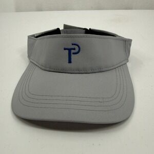 Ridgid TP Logo Golf Visor Unisex OSFM Gray Adjustable Performance Hat